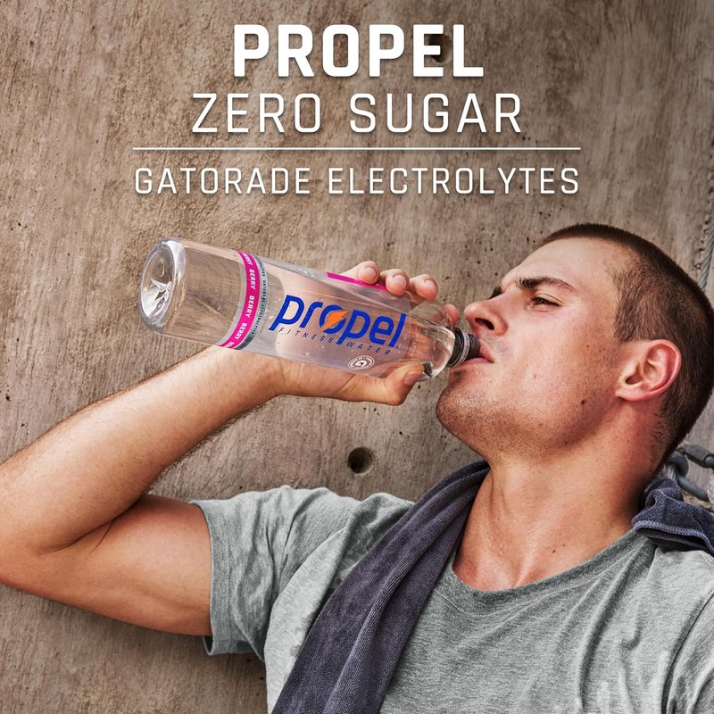 Propel Kiwi Strawberry Electrolyte Water - Zero Calorie Hydration | 16.9 Fl Oz (12 Pack)