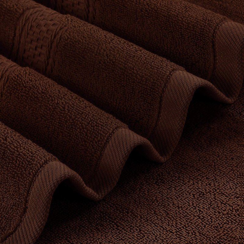 Utopia Towels 4 Pack Premium Bath Towels Set, 27 by 54 Inches, 100% Ring Spun Cotton 600GSM, Lightweight and Highly Absorbent Quick Drying Towels, Perfect for Daily Use, Dark Brown