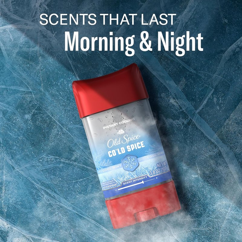 Old Spice Antiperspirant Deodorant for Men - 24/7 Sweat & Odor Protection | Cool Mint Scent, 3.8 oz