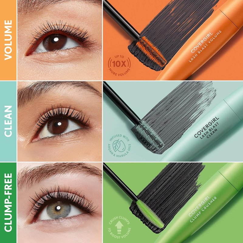 COVERGIRL Lash Blast Volume Mascara & Perfect Point Plus Eyeliner Twin Pack - Very Black & Black Onyx
