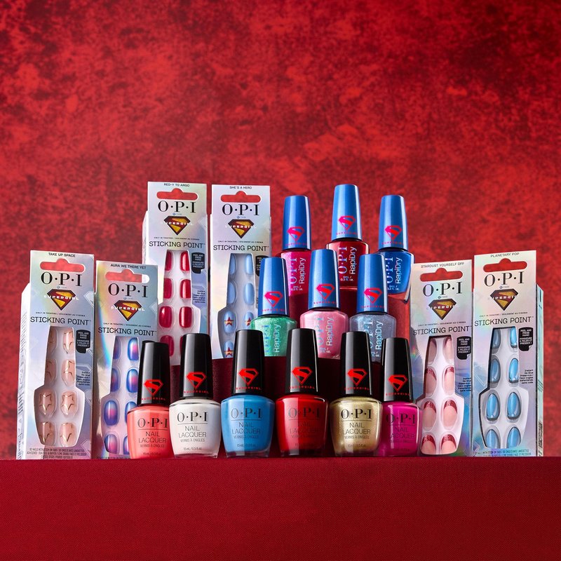 OPI Nail Lacquer Heat Vision | Opaque Bright Warm Coral Crème Chip Resistant Nail Polish x Supergirl Collection