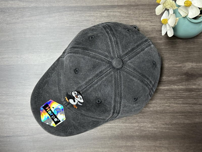 Horpe Kid Penguin Baseball Cap, Antarctic Animal Gifts for Boys and Girls, Adjustable Cotton Present Baseball Cap for Child to Zoo, Birthday Parties
