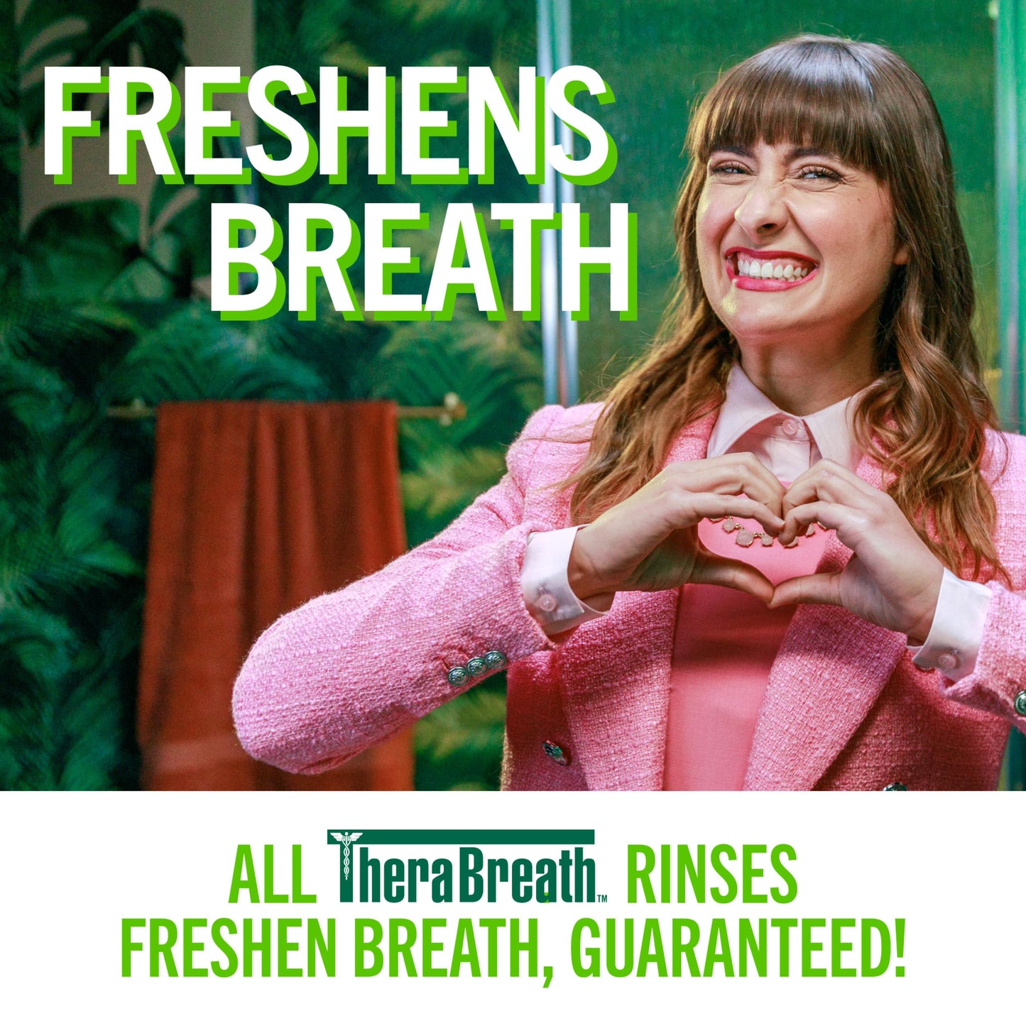 TheraBreath Fresh Breath Mouthwash, Mild Mint, Alcohol-Free, 1 Liter