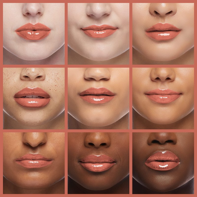 FLOWER BEAUTY Mix N’ Matte Lip Duo - Matching Full Coverage Matte Lipstick & High Shine Lip Gloss Duo, Creamy Matte Lipstick with Pearlized Lip Gloss (Melon Kiss), 1 Count (Pack of 1) (I0095255)