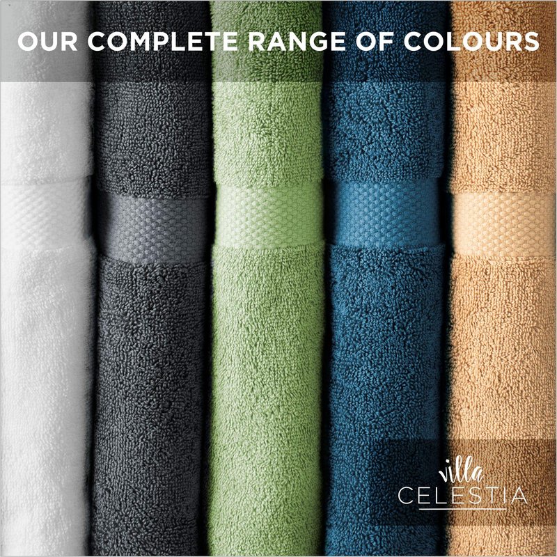 Villa Celestia Cotton Washcloths Set of 12, 12x12 Inch, 100% Ring-Spun Combed Cotton, Soft Absorbent Quick-Dry Wash Cloths for Face and Body, Oeko-TEX Certified, Hotel & Spa Quality, White