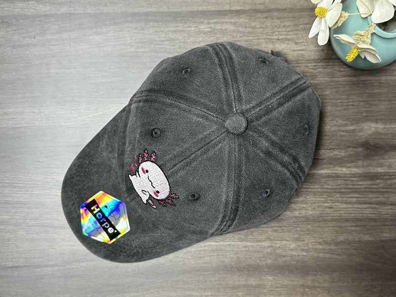 Horpe Kids Axolotl Baseball Hat, Mexican Salamander Gifts for Boys Girls
