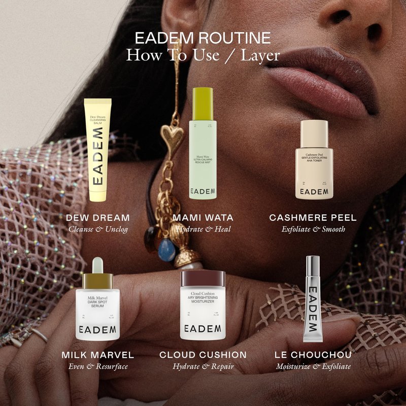 EADEM Mami-Wata Ultra Calming Rescue Mist, Face Mist Hydrating Spray, Hydrating Facial Spray, Barrier Repair Serum, Skin Barrier Serums, Makeup Refresher, 100 ml