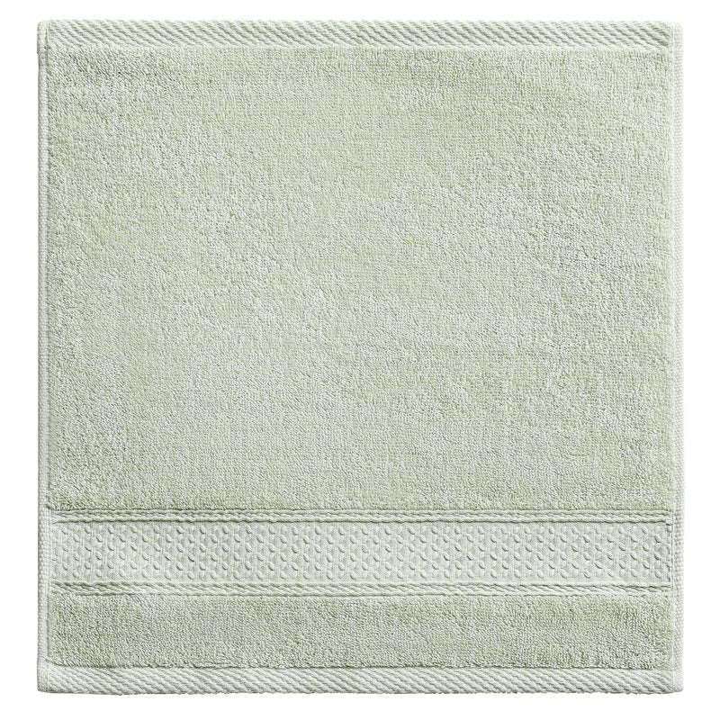 QAJ 6 Pack 100% Cotton Washcloths Set, Highly Absorbent and Soft Feel Fingertip Towels, 13 x 13 in Quick Dry Face Cloths