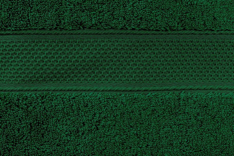 MAURA Hunter Green Hand Towels for Bathroom. Luxury Turkish Cotton Bath Hand Towels Set of 6. Ultra-Soft, Thick & Plush - Dark Green