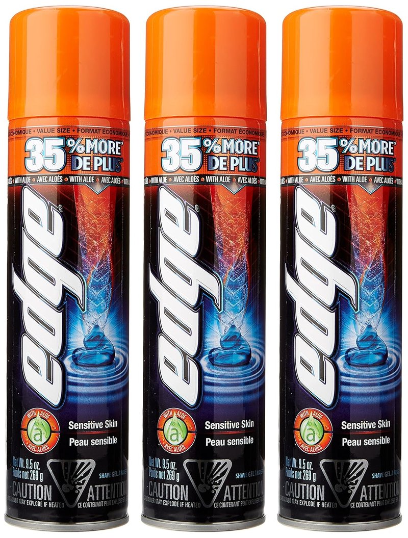 Sensitive Skin Shave Gel with Aloe - 9.5 oz | 3 Pack for Smooth Shaving