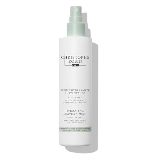 Christophe Robin Hydrating Leave-In Mist With Aloe Vera for Scalp and Hair - Detangles and Conditions 5 fl. oz