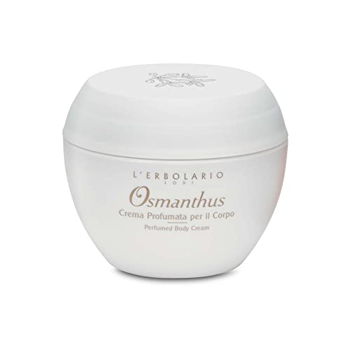 L¡¯Erbolario Osmanthus Perfumed Body Cream - Moisturizing Cream for Dry Skin - Osmanthus, Cocoa Butter, Vitamin E - Anti-Aging Skin Care - 6.7 oz