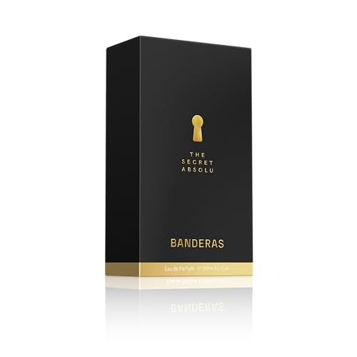 Banderas Perfumes - The Secret Absolu - Eau de Parfum for Men - Long Lasting - Intense, Masculine and Elegant Scent - Wood and Amber Notes - Ideal for Special Events - 3.4 Fl Oz