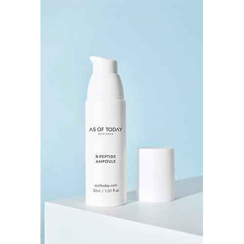 AS OF TODAY R-Peptide Ampoule/Serum | 1% Peptide Anti-Aging Serum | Hydrating Hyaluronic Acid & Vitamin E | Firming, Wrinkles & Deep Moisture | Clean Beauty | Clinically Proven |1 fl oz