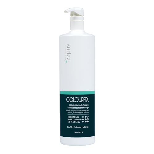 SUDZZFX ColourFix©ø Leave-In Conditioner - Nourishing Conditioner for Grow Hair Care, & Color-Treated Hair - Deep Conditioner for Dry Damaged Hair - Repair and Defend Hydrating Conditioner, 33.8 Fl Oz