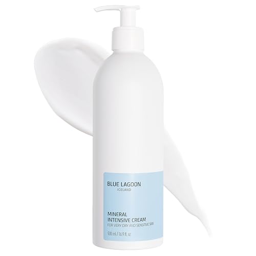 Blue Lagoon Skincare Mineral Intensive Cream ? Psoriasis Cream & Psoriasis Treatment for Skin ? Rich Moisturizer with Seawater, Hydrates, Soothes, Prevents Dry Skin, 500ML