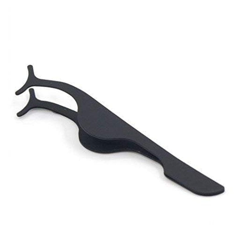 Skiennix False Eyelashes Applicator Tool - Precision Tweezers for Easy Eyelash Extensions | Black