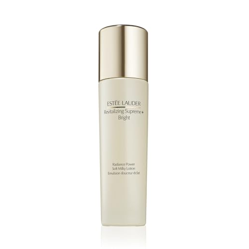 Est?e Lauder Revitalizing Supreme+ Bright Radiance Power Soft Milky Lotion Moisturizer with Vitamin C | Targets Dark Spots & Dullness, 3.4 Fl Oz