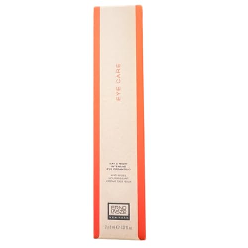 Erno Laszlo Day & Night Anti-Wrinkle Intensive Eye Cream, Mature Skincare, Anti-Aging Eye Cream Helps with Dark Circles, Fine Lines, Crow¡¯s Feet, 2 x 0.27 Fl. Oz.