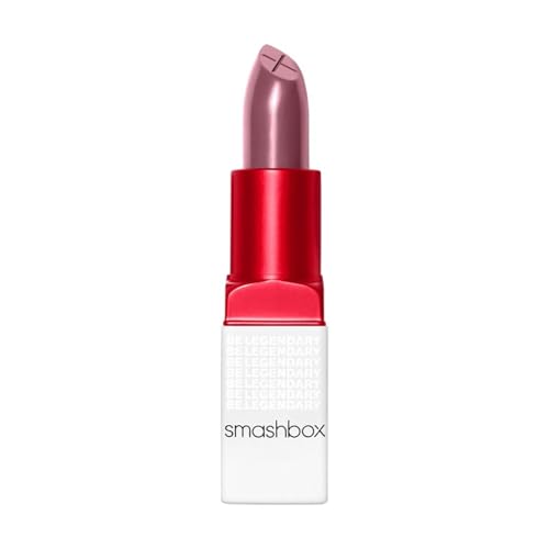 Smashbox Be Legendary Prime & Plush Lipstick | Creamy, Peptide-Infused, Lipstick with Primer for Smooth Color & Moisture Boosting Ceramides, 0.11 Ounce