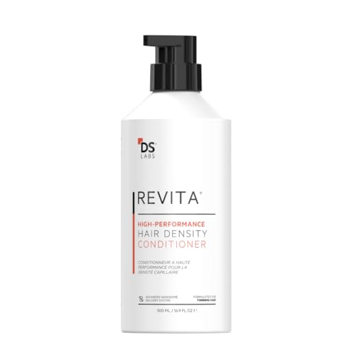 DS Labs Revita Conditioner, 500 mL ? Scalp Refreshing Hydration for Fuller Looking, Weightless Hydration, Caffeine, Turmeric, Sulfate & Silicone Free, Color Safe, For Men & Women