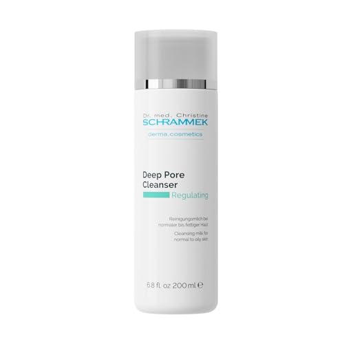 Schrammek Deep Pore Cleanser (6.8 fl oz) - Cleansing Milk for Normal Skin - Makeup Removal - Face Wash & Cleanser ? No Parabens - Skin Care - Dr
