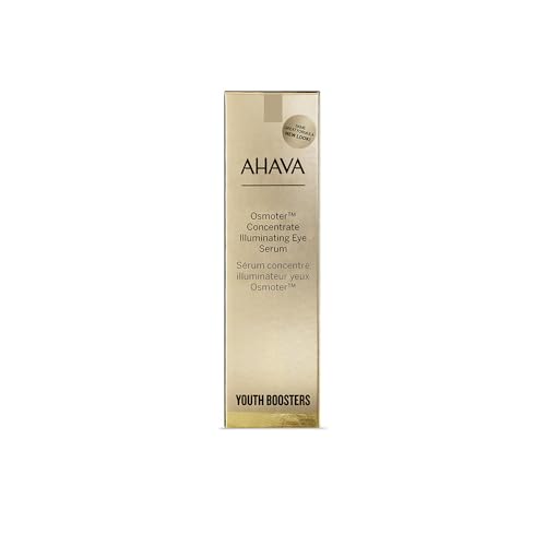 AHAVA Osmoter Concentrate Illuminating Eye Serum - Silky Serum to Boost Eyes¡¯ Youthfulness & Revitalization, Enhances Luminosity, Reduces Dark Circles, with Exclusive Osmoter X3 & Caffeine, 0.5 Fl.Oz