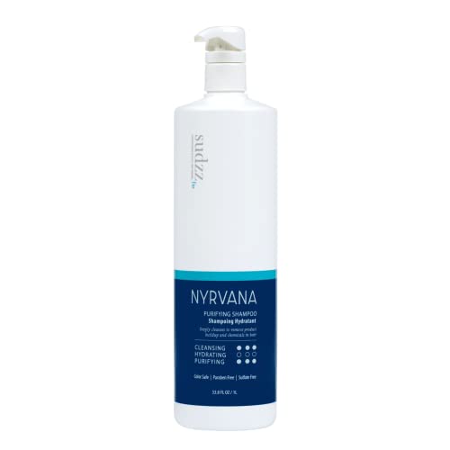 SUDZZFX Nyrvana Purifying ? Hair Loss Formula for Men & Women ? Protect, Refresh & Go ? Color-Treated Routine ? Sulfate Free, 33.8 Fl Oz