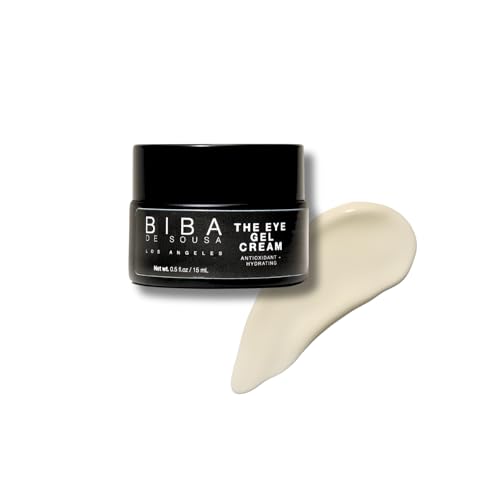 Biba De Sousa, The Eye Gel Cream- Anti-Aging Formula for Wrinkles and Puffiness - Hydrating, Firming & Rejuvenating Eye Treatment (0.5 oz)
