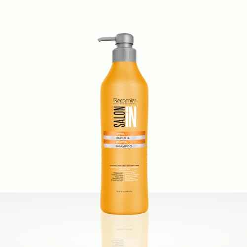 Salon In by Recamier Shampoo + Conditioner Bundle ? Hydrating & Curl Defining Hair Treatment with Keratin for Curly Hair
