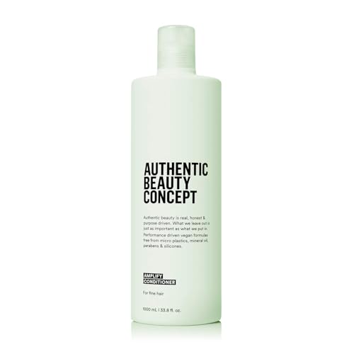 Authentic Beauty Concept Amplify Conditioner | Fine hair | Increases Body & Volume | Vegan & Cruelty-free | Silicone-free