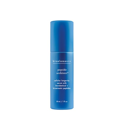 Bioelements Peptide Architect - 1 fl oz - Anti-Aging Serum - Targets Fine Lines, Wrinkles + Loss of Firmness for Skin in Perimenopause - Vegan, Gluten Free - Never Tested on Animals