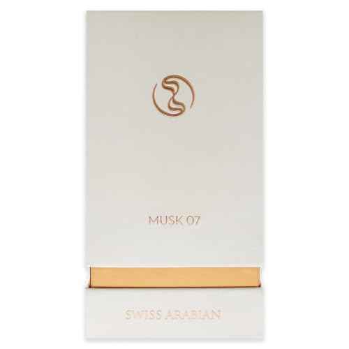 Swiss Arabian Musk 07 - Luxury Products From Dubai - Long Lasting And Addictive Personal EDP Spray Fragrance - A Seductive Signature Aroma - 1.7 Oz