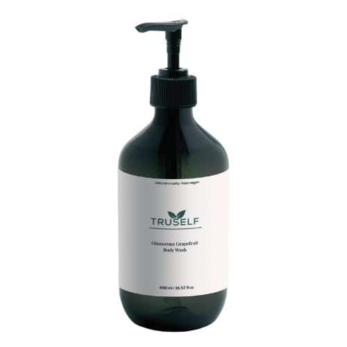 TruSelf Organics Organic Grapefruit Body Wash - Moisturizing, Sulfate & Paraben Free for Sensitive Skin