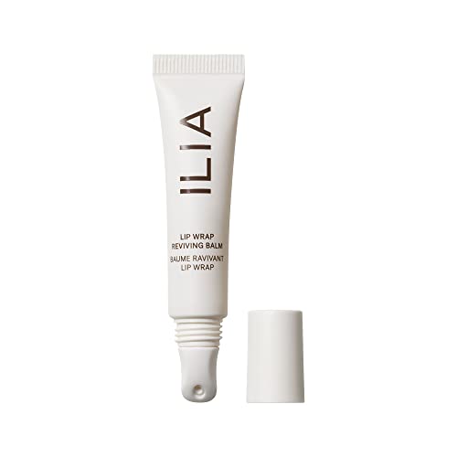 ILIA - Lip Wrap Reviving Balm | Hydtrate, Smooth, Plump | Barrier-Building with Hyaluronic Acid + Sea Succulent | Gluten + Silicone-Free | Non-Toxic, Vegan, Cruelty-Free (Lucid, 0.23 fl oz | 7 ml)