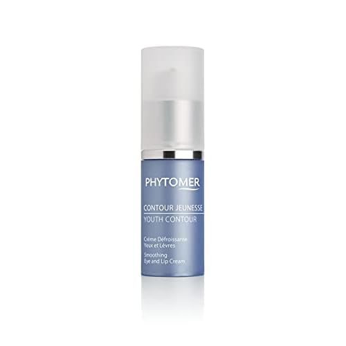 Phytomer Youth Contour Skin Smoothing Eye & Lip Cream | Soothing, Anti-Aging Under Eye Cream for Dark Circles & Puffiness | Reduce Fine Lines & Wrinkles | 15ml
