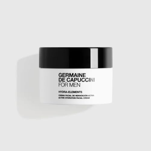 Germaine de Capuccini | FOR MEN - Hydra Elements Moisturizer - Moisturizer face cream for men - Formulated for men¡¯ skin, often aggravated by shaving - Active Hydration Facial Cream - 1.7 oz