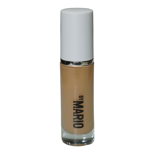 MAKEUP BY MARIO SurrealSkin Liquid Foundation, Liquid Formula, Vegan, Long-wearing coverage, Hydrating, Natural Finish, Size 30 mL (12O - medium wth warm undertone and olive undertone)