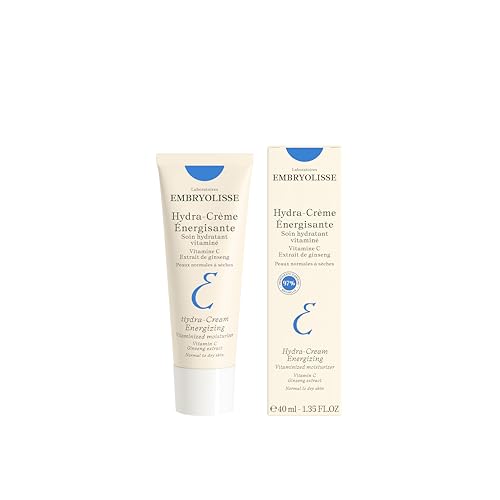 Embryolisse Vitamin C Energizing Face Moisturizer. Radiance-Boosting, Anti-Aging Daily Cream for Immediate and long-lasting hydration & Glow, 1.35 Fl Oz