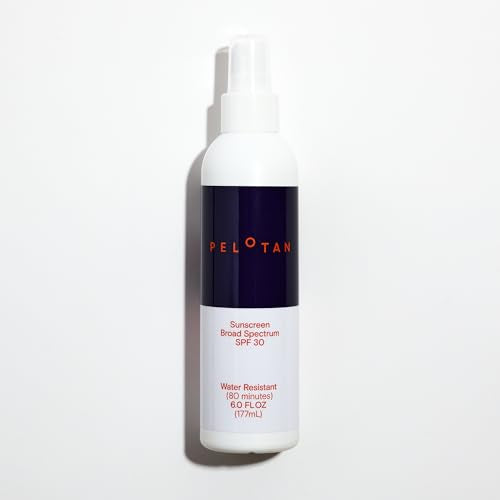 Pelotan Sports Sunscreen Spray SPF 30 (6 Fl Oz) - Lightweight, Sweat?Resistant Sun Protection for Cyclists & Runners ? Used by Pro Athletes ? For Sensitive Skin