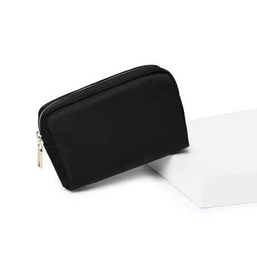 Waterproof Makeup Bag Large Capacity Women's Classic Black Wash Bag Adjustable Partition Wash Bag Brush and Cosmetic Carrying Bag¡¦