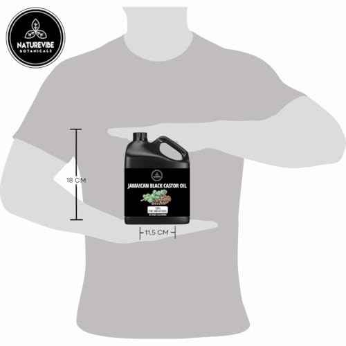 Naturevibe Botanicals Jamaican Black Castor Oil 32 Ounces | 100% Pure and Natural | Great for Skin Care and Hair Care