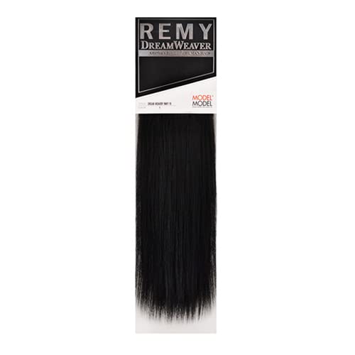 Human Hair Weave ModelModel Dream Weaver Yaky (10 Inch (Pack of 2), 1B)