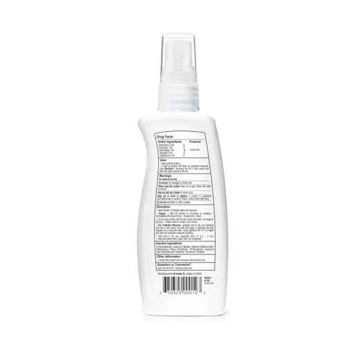 BU SPF 50 Sunscreen Spray for Face and Body, Fragrance Free, Clear Non Aeorsol, Non Greasy and Water Resistant (3-pack)
