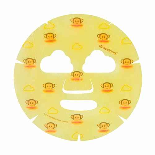dearcloud Paul Frank Juicy Julius Dew Essence Face Mask, Korean Sheet Mask - Tranexamic Acid, Niacinamide & Squalane (3 Pack)