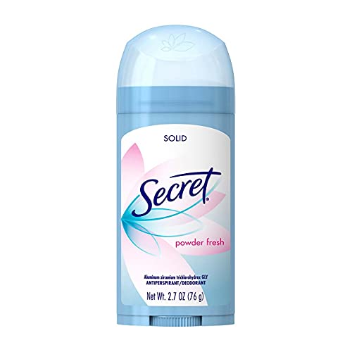 Secret Anti-Perspirant Deodorant Solid Powder Fresh 2.70 oz (Pack of 8)