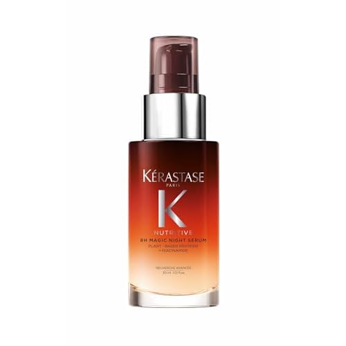 Kerastase Nutritive 8H Magic Night Serum - Overnight Treatment for Dry Hair, Enhances Shine, With Plant-Based Proteins