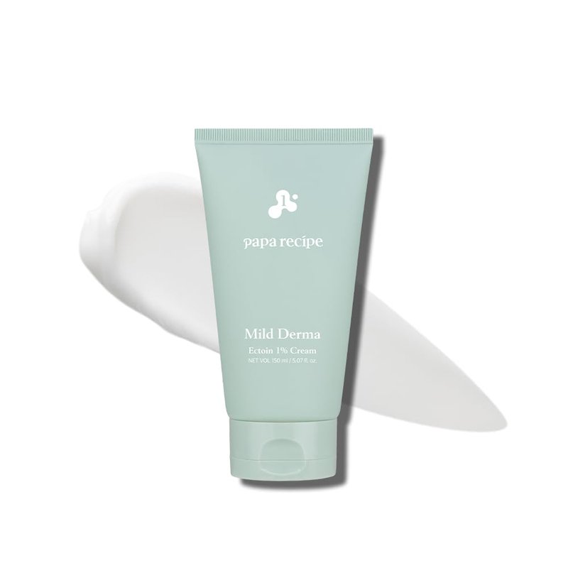 Papa Recipe Mild Derma Ectoin 1% Cream, Moisturizing and Hydrating Face Moisturizer for Dry and Sensitive Skin, Korean Skincare, 150ml 5.07fl oz