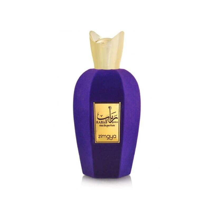 Afnan Zimaya Rabab Gems Eau de Parfum Spray - Unisex Fragrance, 3.4 Ounce Bottle
