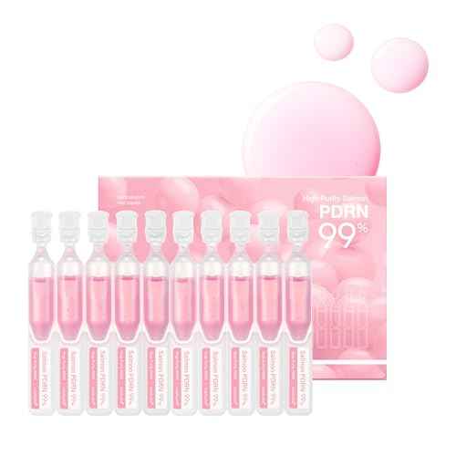 medicube Salmon DNA PDRN Pink One Day Serum | 99% Salmon DNA PDRN Intensive Ampoule, Collagen, Glutathione, Hyaluronic Acid - Improves skin radiance | Korean skincare 0.05 fl.oz x 10e